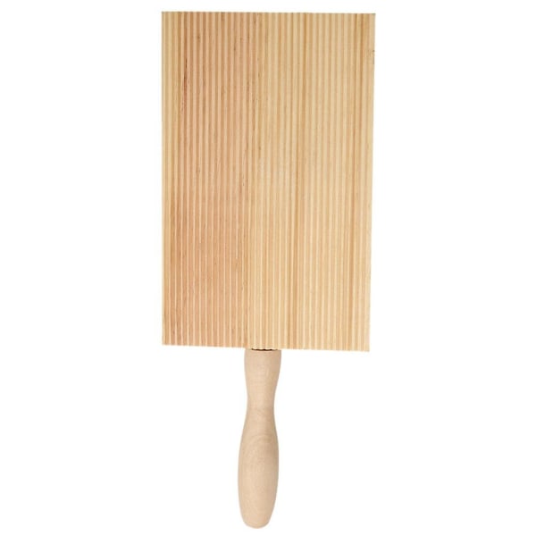 1kpl Household Garganelli Board Käytännöllinen puinen pasta Gnocchi Board (khaki)