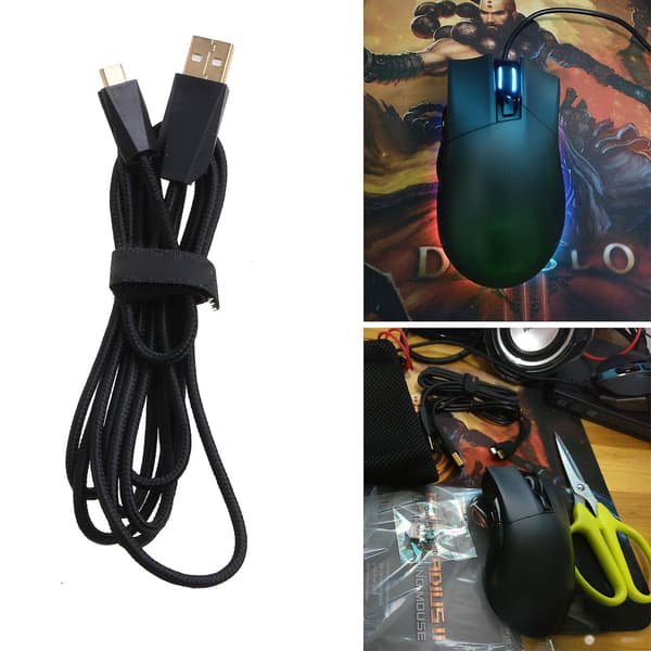 USB Bløde Hovedtelefoner Kabel til ROG STRIX til FUSION 300 500 700 Hovedtelefoner Ledning