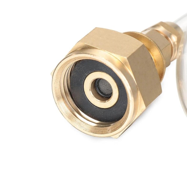 Utomhus Camping Gas Spis Propan Påfyllningsadapter Brännare Lpg Platt Cylinder Tank Koppling Behållare Adapter Spara Hållbar Metallrör