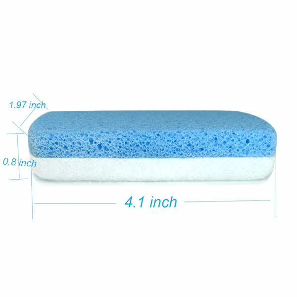 Glass Pimpsten for føtter, Callus Remover og Foot Scrubber & Pedicure Exfoliator Tool Pack of 2 og 2 In 1 Foot Scrubbers