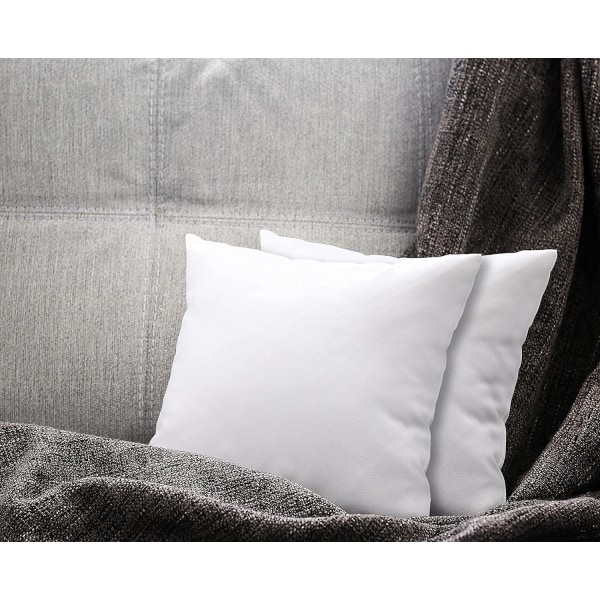 Kuddfyllnadskuddar (2-pack), 40 x 40 cm (16\" x 16\") Kuddfyllnadskuddar, Kuddfyllnadskuddar i ihålig fiber (vita) White 40x40 cm (Pack of 2)