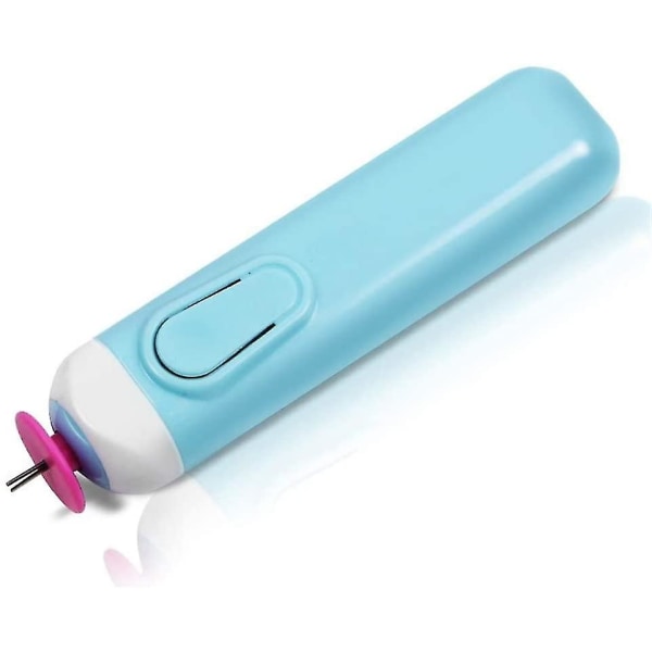 Elektrisk fyllepenn, papirrullespor Elektrisk pennverktøy (blå)-