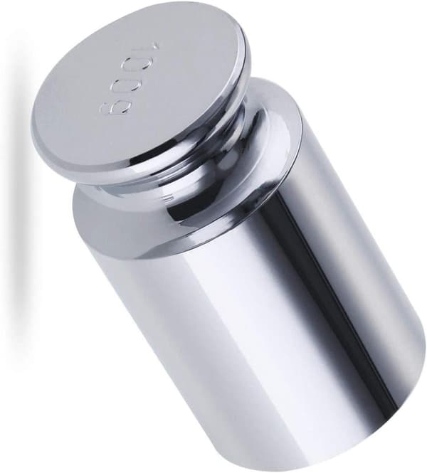 500g Calibration Weight with Chrome Plating - Precision Accuracy for Digital Scale Balance, Science Lab (Single)