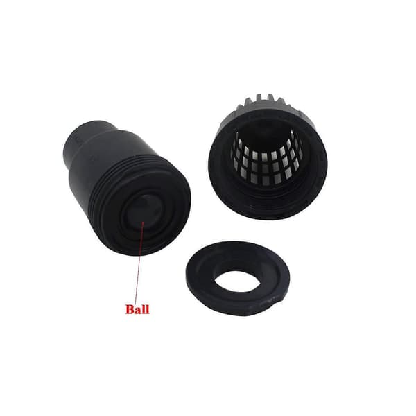 Fotventil backventil med sugkula 32mm silventil backventil PVC poolpump (Innerdiameter 32mm)