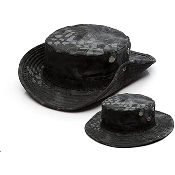 Boonie Tactical Fiskehatt Solskydd Vision Kamouflage för Camping Vandring Fiske Män Unisex TYC