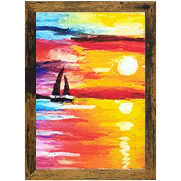 A4 Rustik Trä Foto Ram Brun Bildramar A4 Bildram för Bordsskiva eller Väggdisplay 2 Pack Brown A4 / 21x29.7 cm