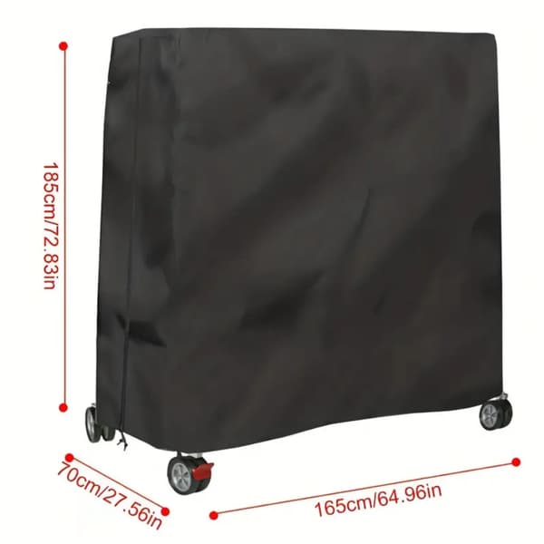 2024 Ulkokäyttöön Tarkoitettu Vedenpitävä ja Pölytiivis Pingispöydän Suojus Pingispöydän Suoja 165x70x185cm