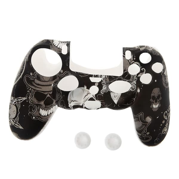 Gamepad Controller Silikone Sleeve Beskyttelses Cover + 2 Grip Hætter Til