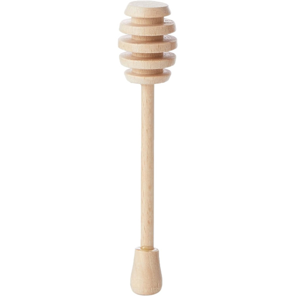 Kagebørster og honningdipper i bøgetræ Twin Pack FSC Pastry Brush + Beechwood Honey Dipper