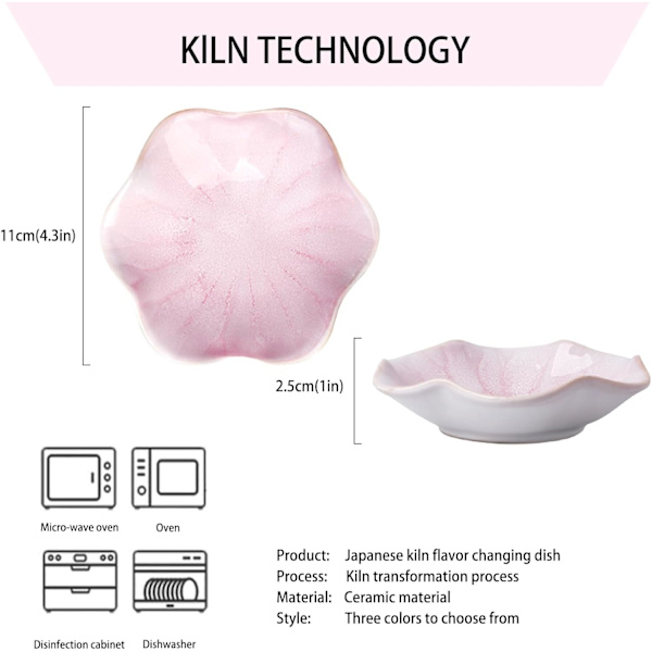 Keramisk Skedstöd, Tepåshållare, Blomformigt Skedställ Köket, Såsfat, Sushi Sojasås Dippa Skål, Kaffestation Dekoration Kaffeaccessoarer Pink