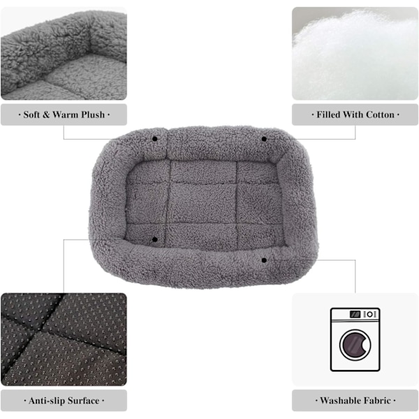 Katteseng Kattungeseng Koselig Myk Liten Hundeseng Vaskbar Seng for Katteseng/Hule (60CM X 45CM)