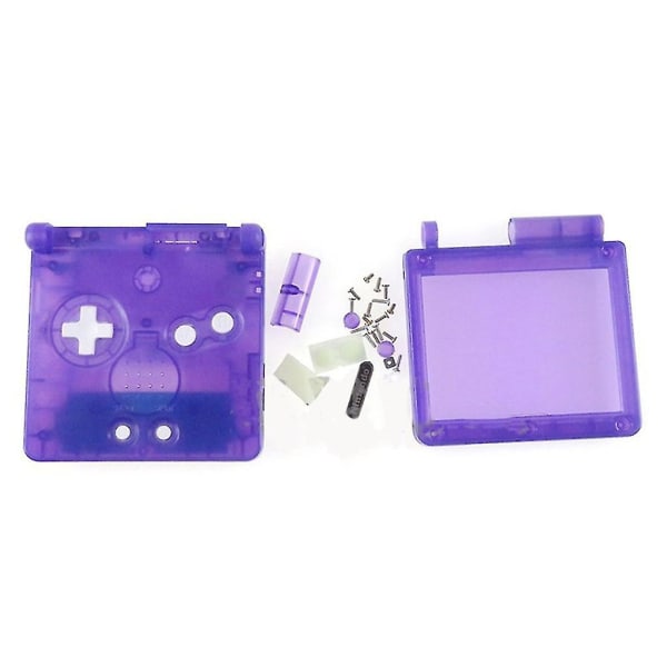 Transparent Clear Hard Protective For Shell For Case For Gameboy Advance Sp For（rød）
