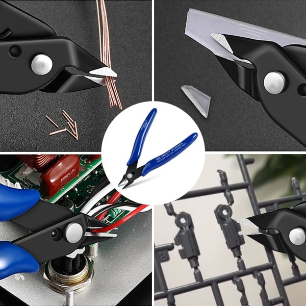 1 st Wire Cutter, Fjäderbelastade Sidoklippare Flush Cutters, Diagonal Cutters Precision Sidoklippare, Diagonal Tång i CRV-stål, Tungt #2 1PC #2 1PC