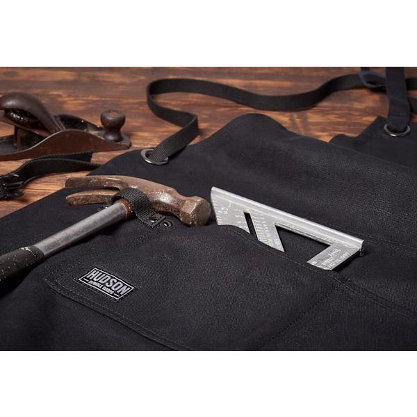 oods Heavy Duty Vaxad Canvas Förkläde Black  Deluxe Edition Adjusts: M to XXL