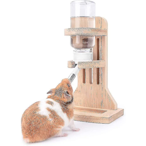 Hamsterflaskedispenser 120 ml ingen plast dropp hängande kanin vattenflaska automatisk husdjur