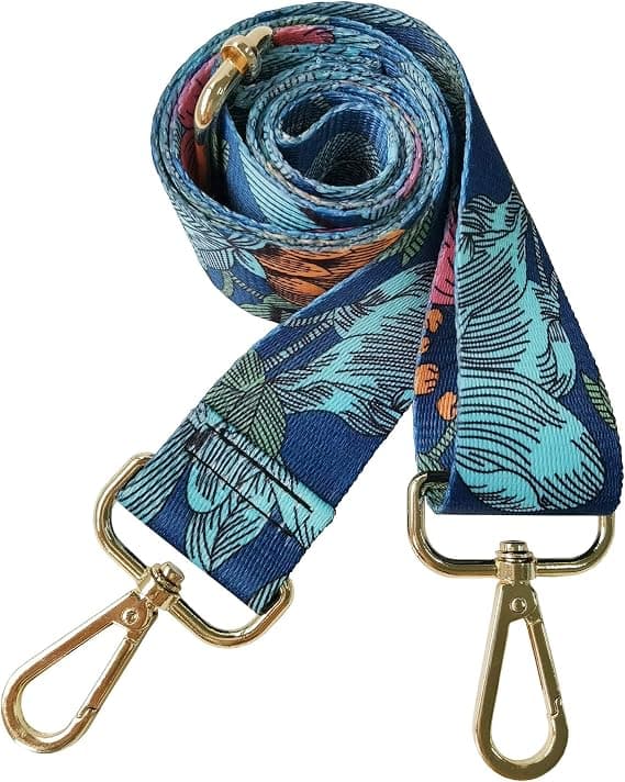 Justerbar Ersättningsrem 3,8 cm (Blå) Bred Axelrem för Remmar (qb)