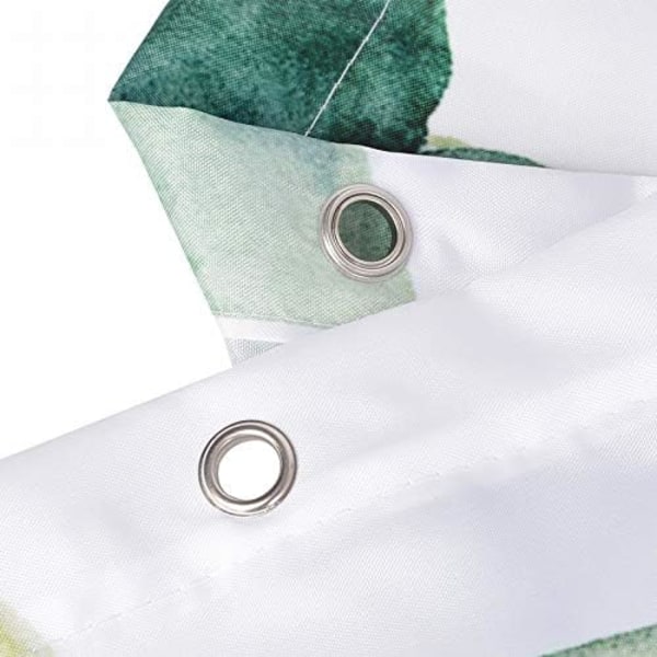 Dusjforheng 3D Digital Trykk Mønster Dusjforheng Polyester Stoff Vanntett Dusjforheng Kaktus Grønn plante 180 * 180 Størrelse 15
