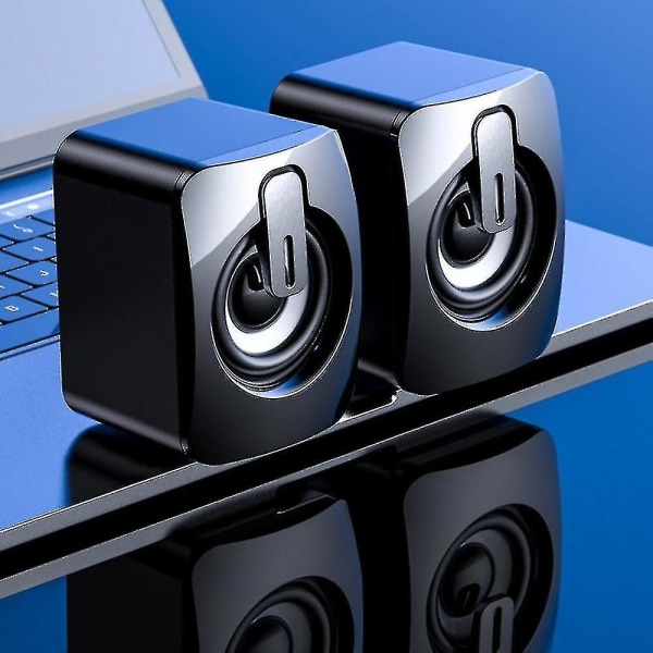 Hmwy-minidatorhögtalare Usb-kabelhögtalare 3d-stereoljud Surround-högtalare för PC Laptop Notebook