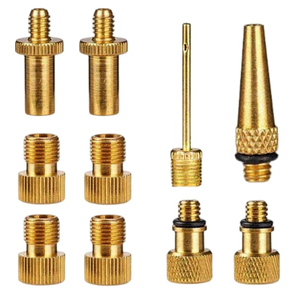 Balls Cycling Daily Necessity Kobber Material Sykkelpumpe Adapter Terrengsykkel