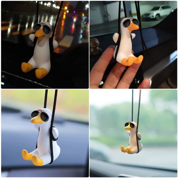 Keinutuva Ankka Auton Ripustuskoriste Söpö Anime Tarvikkeet Ripustus Auton Sisustukseen Auton Taustapeilin Ripustin Autokoriste Tarvikkeet Bm Duck