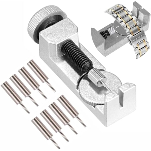 Watch Link Removal Kit with 3 Extra Pins, Watch Strap Adjustment Tool for Watch Strap Resizing