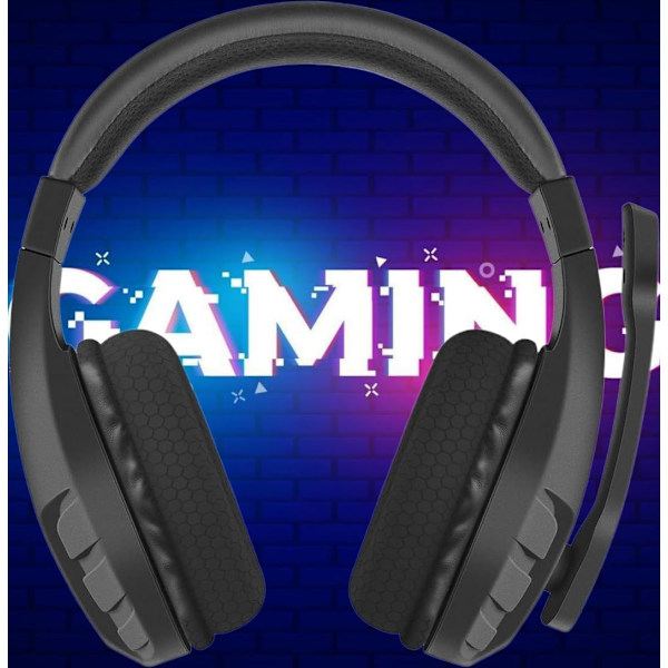 Kablet Gaming Headset med Mikrofon, Hodetelefoner for PS5 PS4 Xbox Nintendo Switch PC Black