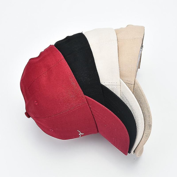 Bomullsbaseballkeps för kvinnor och män, trendig broderad hatt, sommar solkepsar, casual hiphop snapback keps unisex