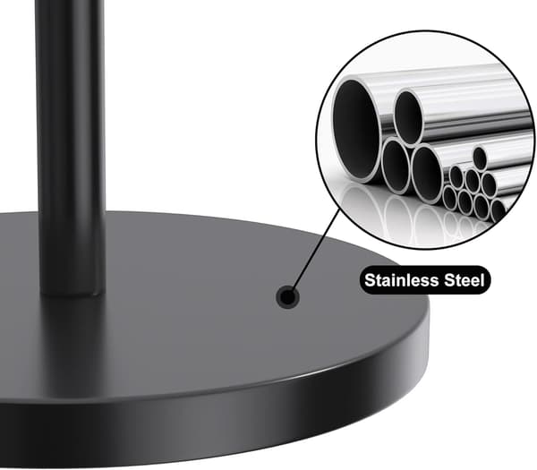 Toiletpapirholder - med reservefunktion - Toiletpapirholder (Rustfrit stål 71cm)
