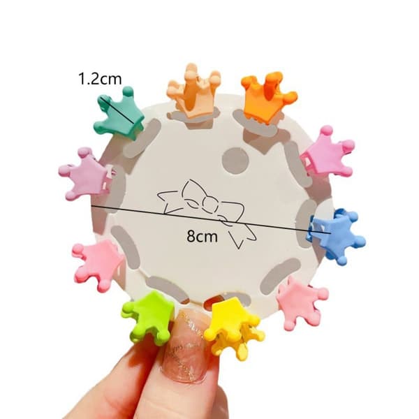 Mini Pienet Hiusklipsit Hiuspinnit KRONA KRONA Kruunu Crown