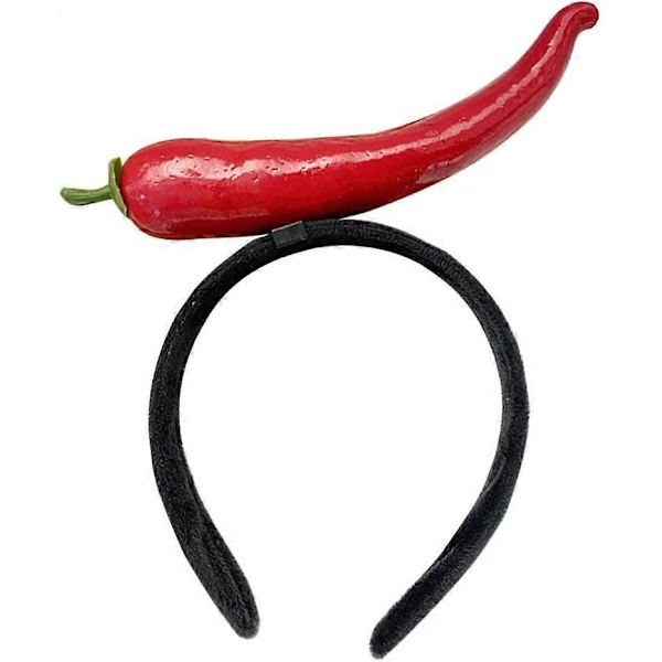 1 stk. Chili Pepper Hodebånd Rød