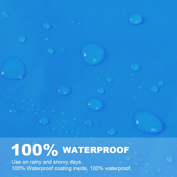 Kantava sadetakki, vedenpitävä sadeponcho hupulla ja hihoilla, uudelleenkäytettävä sateenkestävä poncho retkeilyyn, hätätilanteisiin, matkustamiseen D  Blue *2