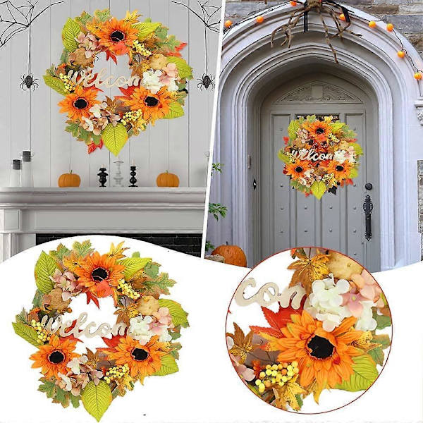 Girland Orange med Silverpumpa