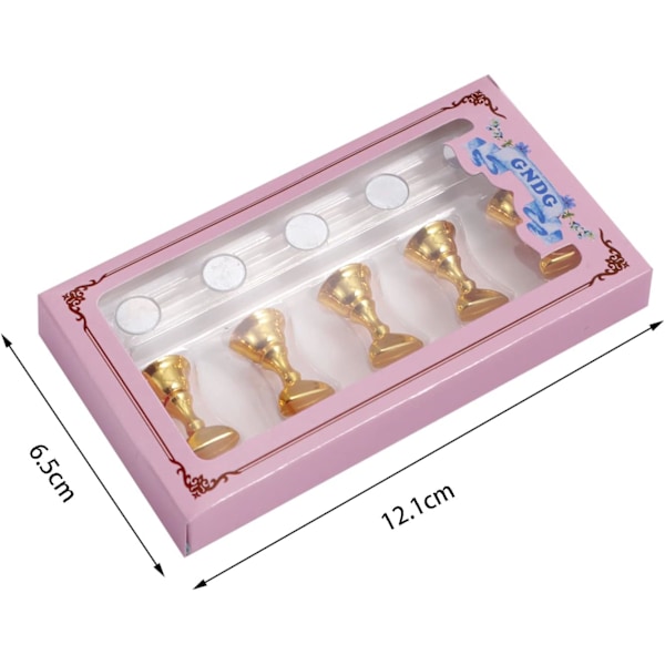 2 set nagelställningsdisplay, magnetisk nagelövningshållare akryl nagelspetsdisplayställ DIY nagelkonsttillbehör för målning av naglar falska nagelspetsar M