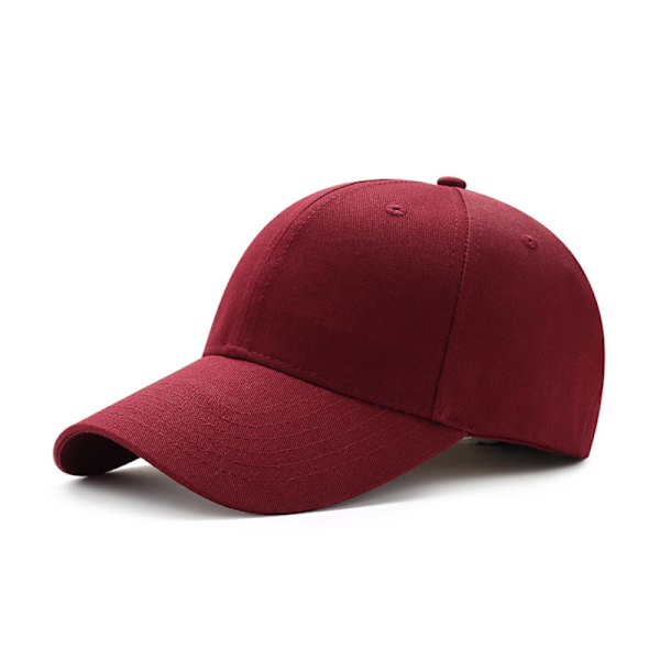 Basebollkeps, One Size, Bomull, Justerbar, Idealisk för Golf, Löpning, Utomhussporter, Perfekt Present (Röd) Red