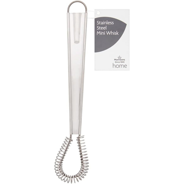 Minivisp i rostfritt stål Silver, White