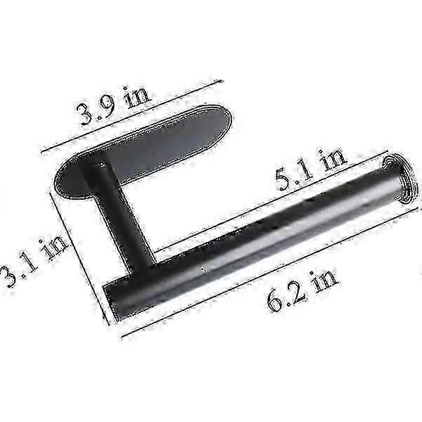 Toiletpapirholder Uden Boring Toiletpapirholder Sort