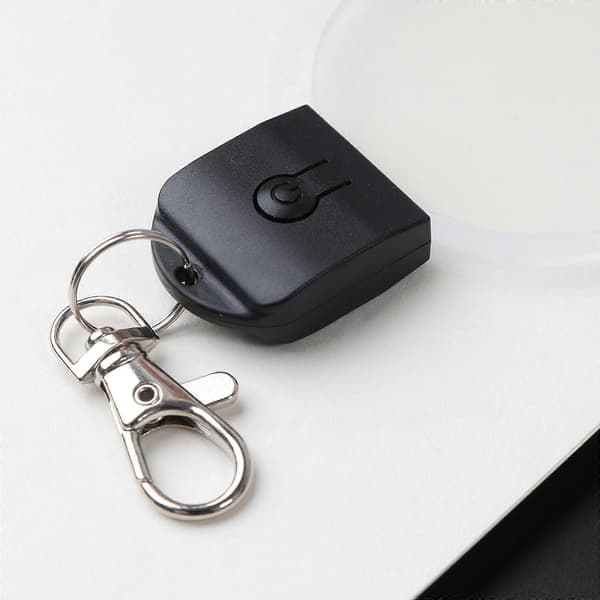 LED Lys Nøglering Akryl til Nøglering Natlys Nøglering Bærbar Hus Bilnøgler Ring til Nøglebrik Nøglering til Mænd & B