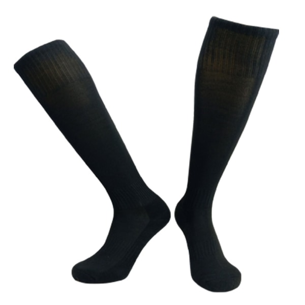 Ribbede knæhøje bomuldsstrømper til mænd (pakke med 3)