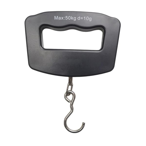 Electronic Luggage Scale, Digital Luggage Scale with Hook - 50kg Backlit LCD Display - Waterproof Bag