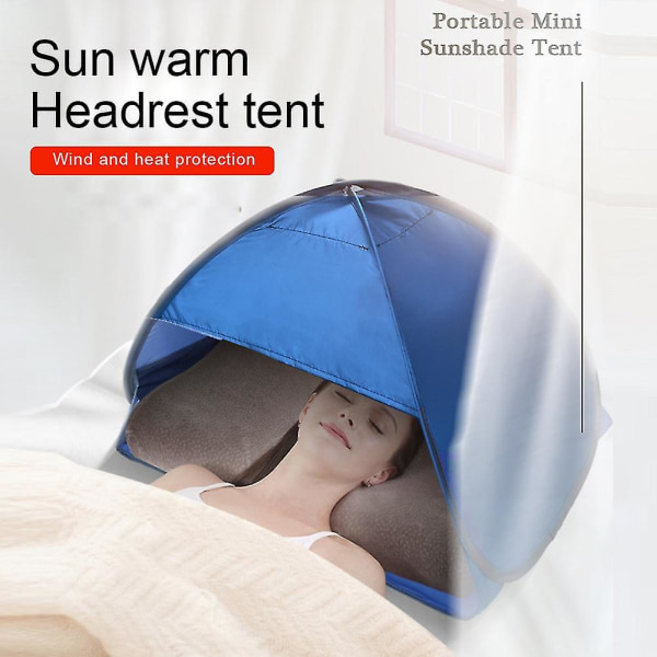 Rantateltta aurinkosuoja Mini teltta Kannettava ulkona kasvot aurinkosuoja ulkopiknikille Beach Camping