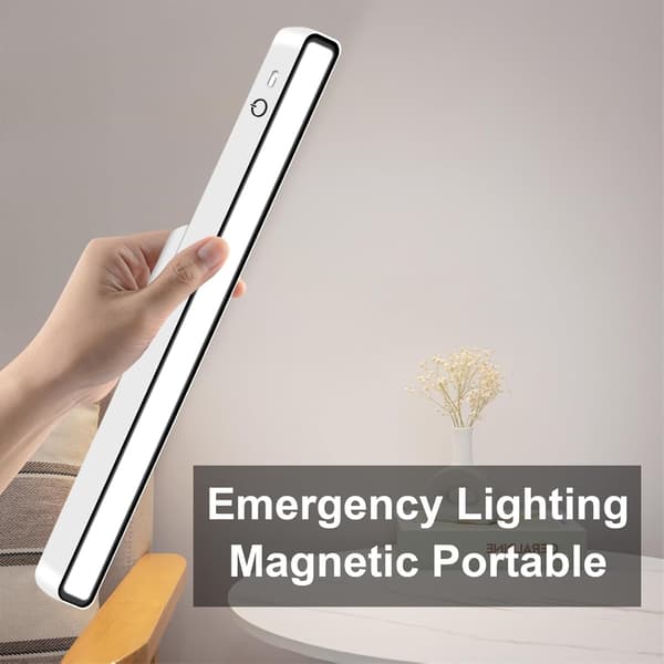 Versatile LED Desk Lamp with Touch Control - 3 Color Temperatures, Adjustable Brightness, USB Rechargeable, Perfect for Reading and Night Light
