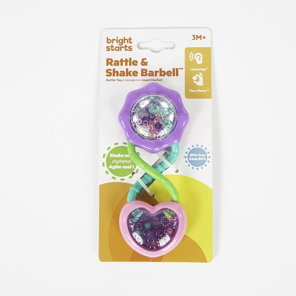Oball Easy Grasp Shaker Rattle BPA-fri leksak för spädbarn Pink
