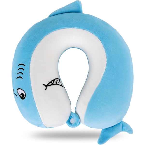 Pude Cartoon Animal Nakkestøttepude 30 * 30cm Memory Foam Nakkepude U-formet Elasticitet Børn Rejsepude Bærbar U-formet pude til G 30*30cm