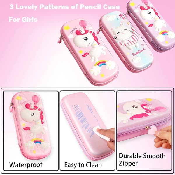 Pencil case, storage bag pen holder, for school students large capacity storage box student desk box