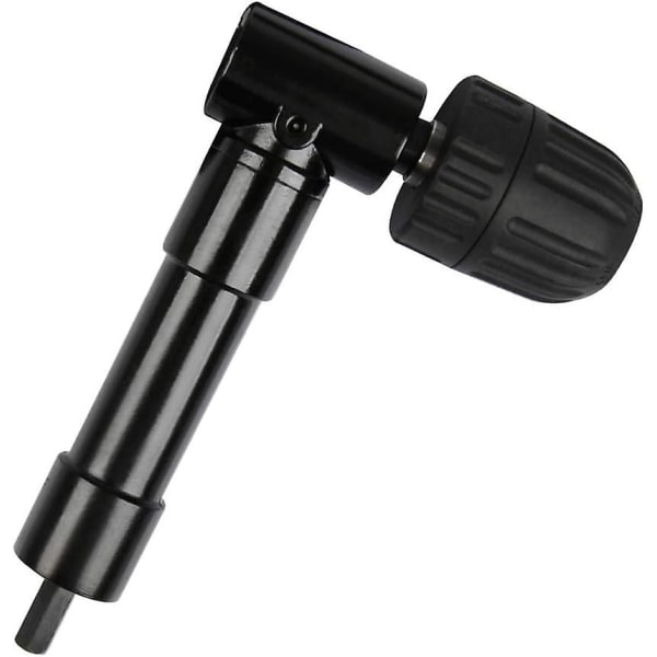 Selvstrammende 90 graders rettvinklet chuck, hurtigutløsende drill albue chuck bit skrutrekker vinkelhode chuck bit adapter rettvinklet drill bit