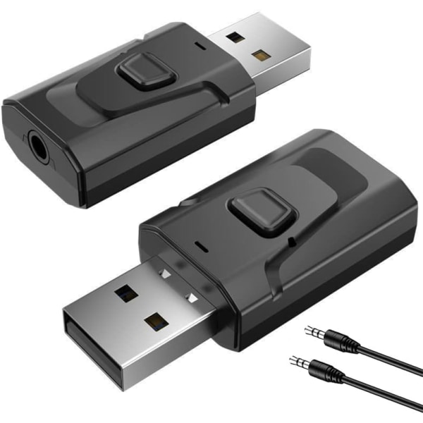 USB Bluetooth 5.0 Adapter 4-i-1 trådløs lydsender