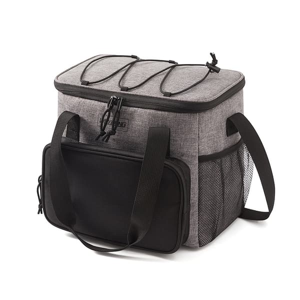 Insulated Cooler Bag Waterproof and Leakproof with Shoulder Strap, Side and Front Pockets Portable Lunch Box