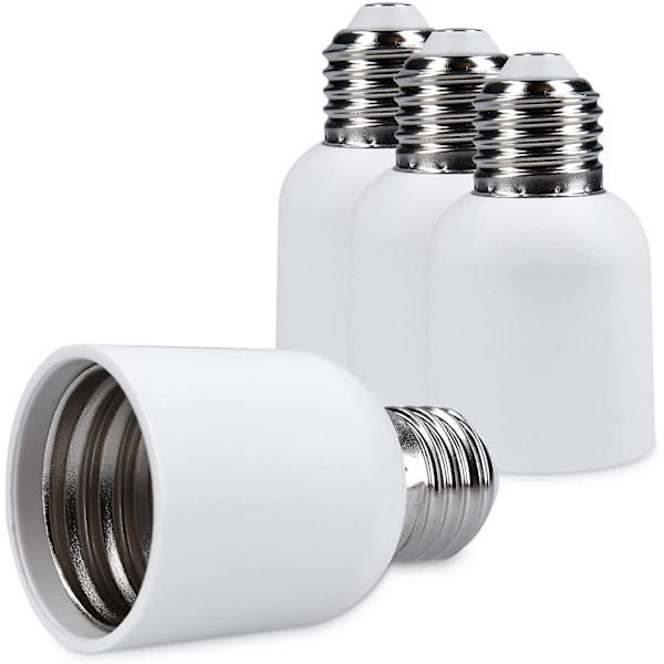 4x Sockeladapter - E27 til E40 Sockelkonverter - E40 Sockellampeholderadapter for Halogen LED-pære