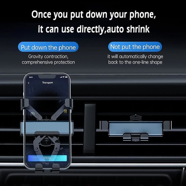 Biltelefonholder Stativ GPS Mobiltelefon Støtte Bærbar Montering for iPhone Xiaomi Huawei Samsung Telefonholder i Bil