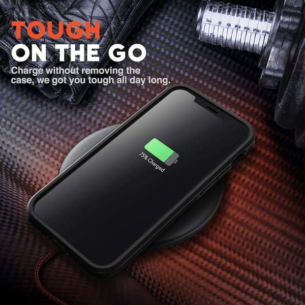 iPhone 11 Case, Heavy Duty Durable Robust Lightweight Slim Shockproof Protective Cover for iPhone 11 6.1 Inch, Black